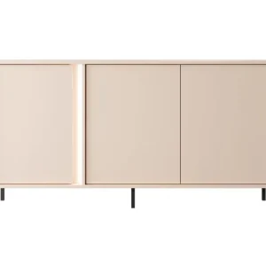 Bestseller Sideboard dreitürig led NINA Beige