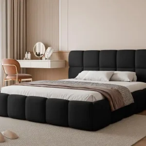 Top-Angebot Stauraumbett Velvet CLOUDY 180x200 Schwarz