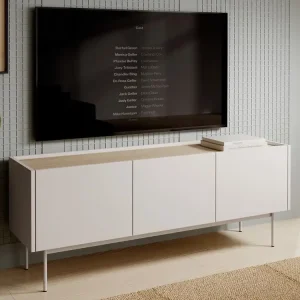 TV-Schrank auf hohen Beinen ZOTI Kaschmir Eiche Linea Günstig