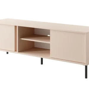 TV-Schrank Beige mit LED-Beleuchtung NINA Solange Der Vorrat Reicht