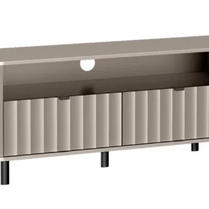 Echt TV-Schrank klein mit 2 Schubladen Beige STYLS