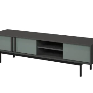 TV-Schrank mit MetallFüße Salbei/Anthrazit MALTS Highlight