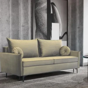 Velvet, Sofa 215 cm breit, Modern design, Metallfüße LEO Heißes Angebot