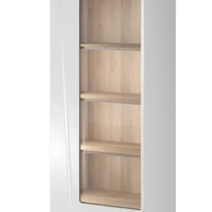 Vitrine FABIA Weißer Glanz Sonderaktion