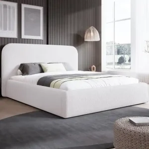 Weiß Polsterbett 120x200 mit metallrahmen MAT Top-Preis