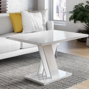 Bestseller Wohnzimmertisch VINCI Weiß Hochglanz