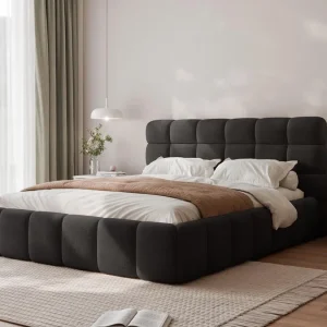Wolkenbett Bouclé Schwarz 160x200 Aktuell