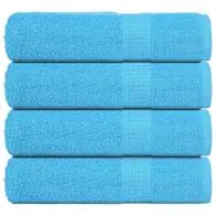 Finale Aktion vidaXL Badetücher 4 Stk. Türkis 100x150 cm 360 g/m² 100% Baumwolle