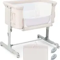 3 in 1 Beistellbett & Babywiege & Reisebett, 5-stufig Höhenverstellbares Babybett Top-Angebot