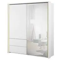Zertifiziert Schwebetürenschrank TAYA TA-01 Schrank 200x219x63 cm Led Spiegel Kleiderschrank