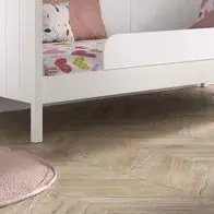 Absturzschutz für Hausbett Amori Rausfallschutz Kindermöbel Kinderzimmer Weiß Highlight
