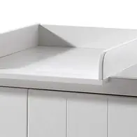 Zertifiziert Wickelauflage Erik MDF Weiß