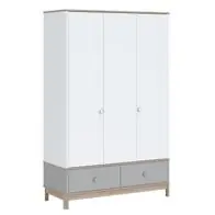 Versand Am Gleichen Tag Newjoy BONO GREY Kleiderschrank 3-türig