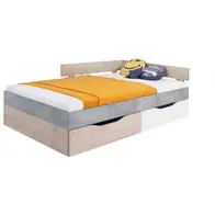 Zertifiziert Pluto Jugendbett 90x200 mit Schubladen und Gestell