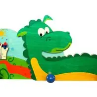 Zertifiziert Zimmerdekoration Garderobe Drachen BxLxH 350x65x160mm NEU Kinderzimmer