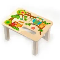 Zimmerdekoration Fußbank Eule BxLxH 330x245x175mm NEU Kinderzimmer Küchenstuhl Preisknaller