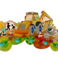 Zimmerdekoration Garderobe Baustelle BxLxH 370x65x235mm NEU Kinderzimmer Wochenendangebot