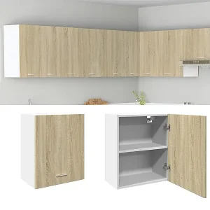 Wandschrank Lyon Sonoma-Eiche 50x31x60 cm Holzwerkstoff Heißes Angebot