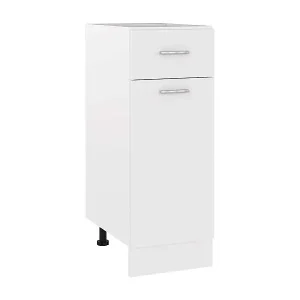 Versand Am Gleichen Tag Schubunterschrank Lyon Weiß 30x46x81,5 cm Holzwerkstoff