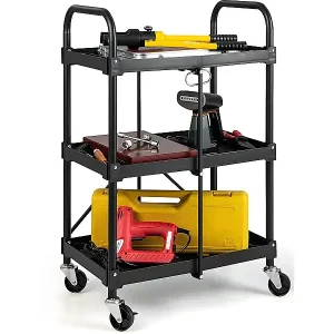 Werkzeugwagen 3 Etagen, Klappbar Beliebt