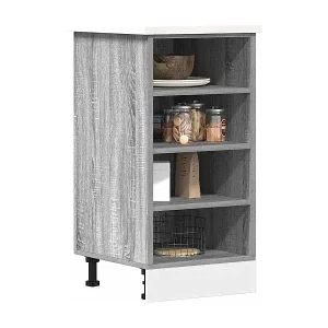 Unterschrank Riga Grau Sonoma 40x44,5x81,5 cm Holzwerkstoff Versand Am Gleichen Tag