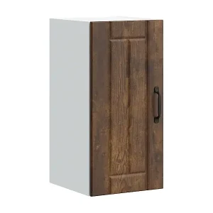 Billig Küchen-Hängeschrank Lucca Räuchereiche Holzwerkstoff