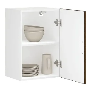 Zertifiziert Küchen-Hängeschrank Porto Braun Eichen-Optik Holzwerkstoff