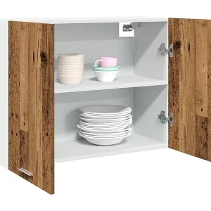 Hängeschrank Lyon Altholz-Optik 80x31x60 cm Holzwerkstoff Top-Preis