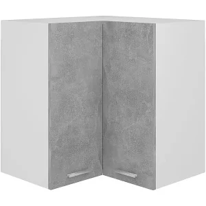 Top-Seller Eckhängeschrank Lyon Betongrau 57x57x60 cm Holzwerkstoff