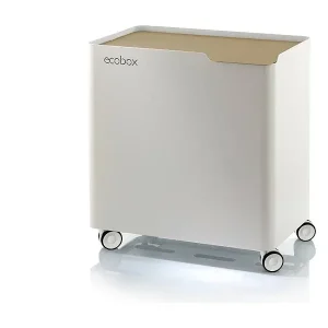Zertifiziert Recycling-Mülleimer – Effizientes Trennen mit Design & Rollen - ECOBOX 60L