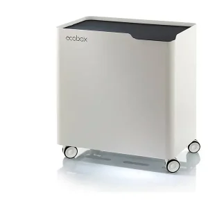 Zertifiziert Recycling-Mülleimer – Effizientes Trennen mit Design & Rollen - ECOBOX 60L
