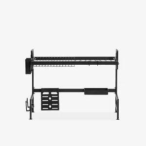 Abtropfgestell mit Abfluss für Küchenspüle schwarz weiß Nalan - Schwarz Heißes Angebot