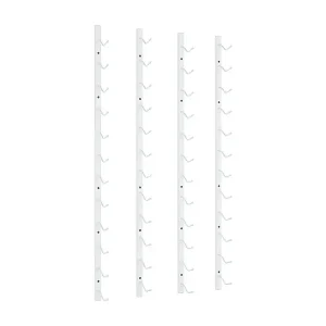 Top-Preis Harvey AlanWand-Weinregal für 12 Flaschen 2 Stk. Weiß Eisen