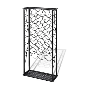 BusterFlaschenregal für 28 Flaschen Metall Sichere Zahlung