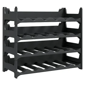 Begrenztes Angebot LuniraWeinregal für 24 Flaschen PP Stapelbar