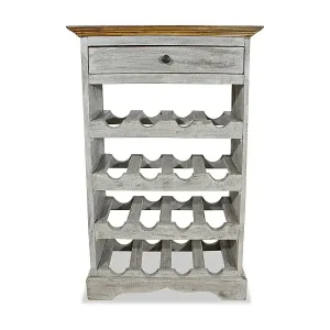 Beliebt Garden Furniture -Weinregal Massives Mahagoniholz 55x23x85 cm