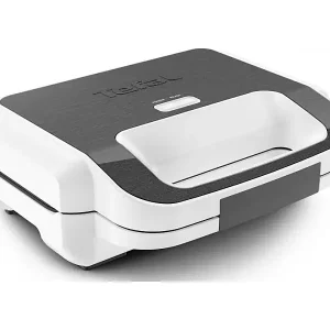 Waffeleisen und Sandwichmaker Tefal Snack XL SW701110 - Extra große und tiefe abnehmbare Platten, 850W, Weiß Ausverkauf