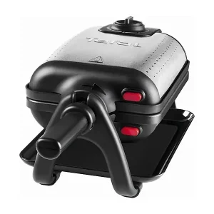 4-in-1 Waffeleisen Tefal WM755D12 1200W Schwarz/Edelstahl mit abnehmbaren Platten für Waffeln, Sandwiches, Paninis und Grillgerichte Highlight