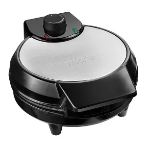 Ausverkauf Waffeleisen WF-1160 700 W 5 Waffeln Schwarz und Silbern