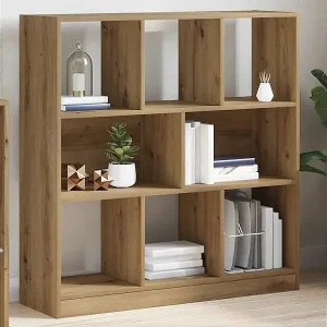 Bücherregal Artisan-Eiche 97,5x29,5x100 cm Holzwerkstoff Kostenfreie Lieferung