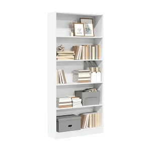 Bücherregal Weiß 80x24x176 cm Holzwerkstoff Billig