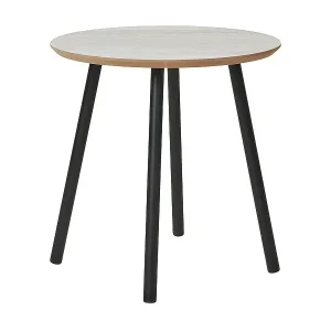 Aalst Beistelltisch Ø40cm Beige Travertin Dekor. Direkt Vom Hersteller