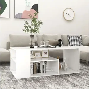 Saisonangebot Couchtisch Weiß 100x50x40 cm Holzwerkstoff