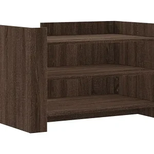 Couchtisch-Wohnzimmertisch-Beistelltische Braun Eichen-Optik 80x50x50 cm Holzwerkstoff SHL32302 Günstig