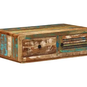 Wochenendangebot Couchtisch 89x55x29 cm Altholz Massiv