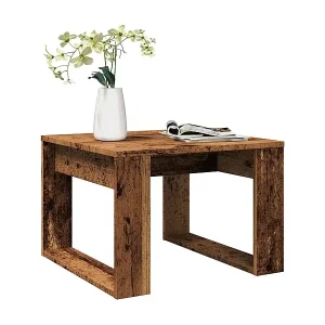 Beistelltisch Altholz-Optik 50x50x35 cm Holzwerkstoff Sonderangebot