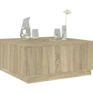 Couchtisch Sonoma-Eiche 100x100x40 cm Holzwerkstoff Heißes Angebot
