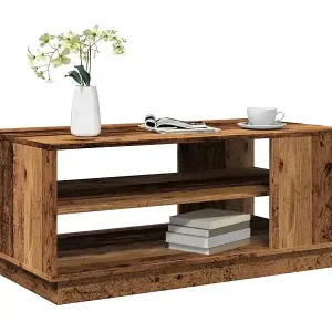 Couchtisch Altholz-Optik 102x55x43 cm Holzwerkstoff Neue Kollektion