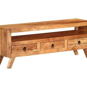 Aktuell TV-Schrank 110x30x40 cm Massivholz Akazie