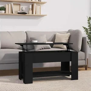Couchtisch Schwarz 101x49x52 cm Holzwerkstoff Finale Aktion